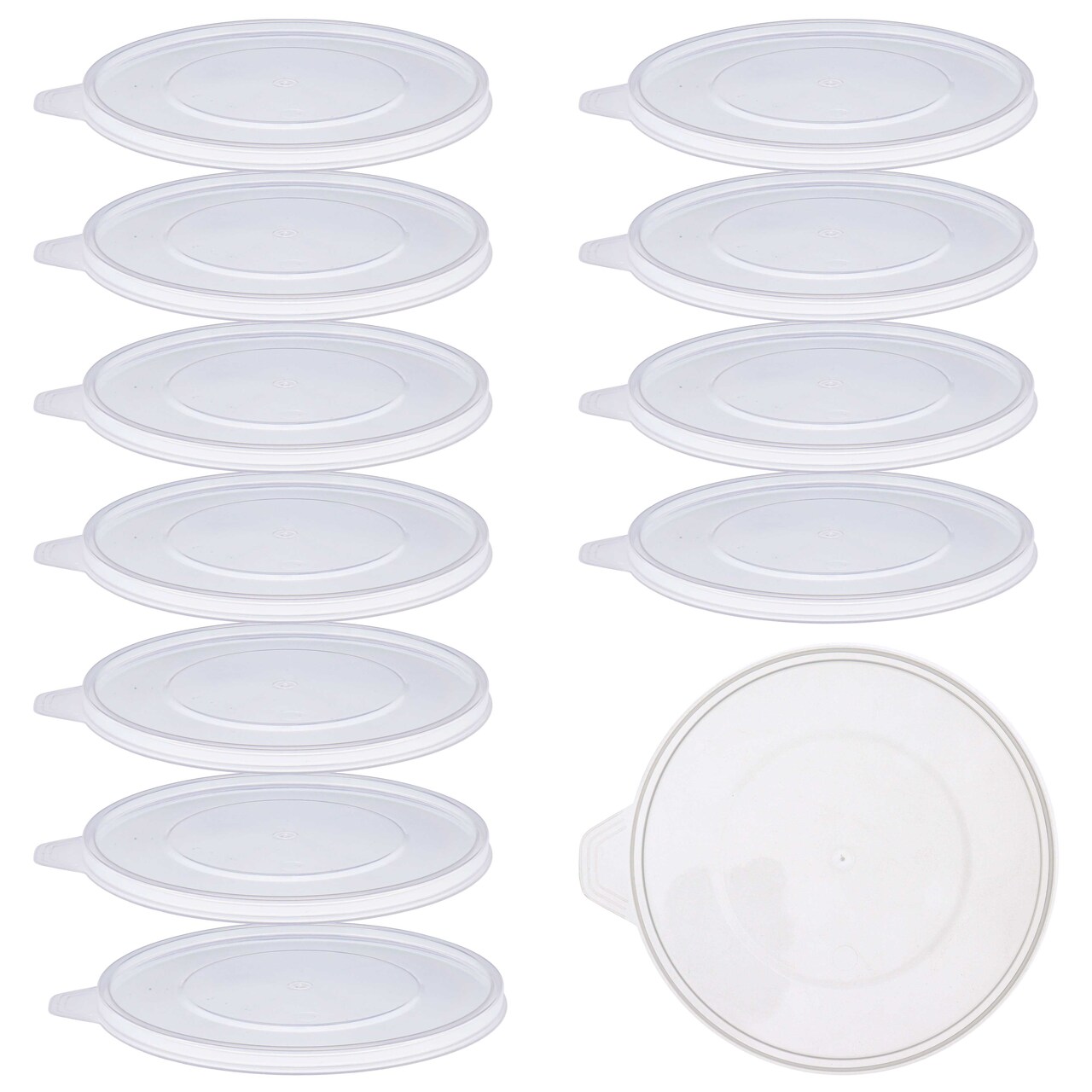 Pouring Masters 12-Pack Mixing Cup Lids for 20 Oz (600ml) Graduated Plastic Measuring Cup Lids - Storage Seal Top for Pouring Masters Automotive Paint Mixing Cups, Epoxy Resin, Art Supplies